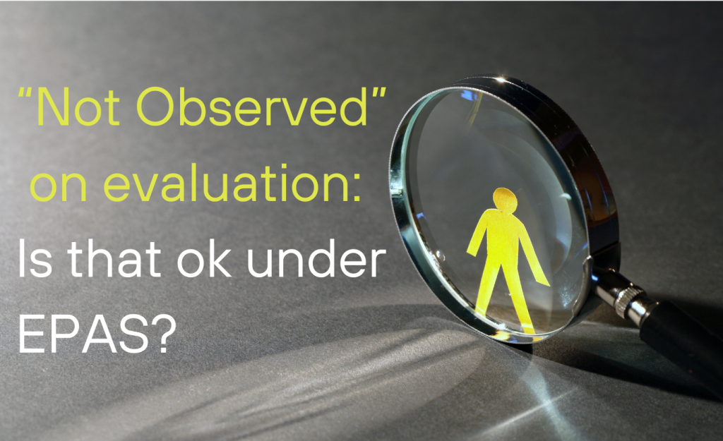 No matter which evaluation you use, make sure your social work program final field/practicum evaluation does NOT include a Not Observed choice.